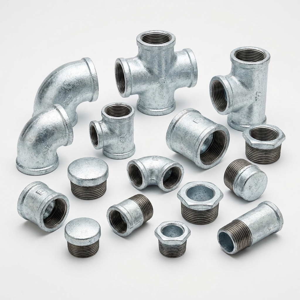 Galvanized Pipe Fittings (??????? ?????? ??????) - ??????? ???????? (Pipe Fittings) supplier | PipingX